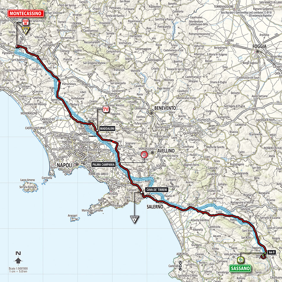 E6 Jeu 15/05 Sassano-Monte Cassino 247km départ 11h Tappa_dettagli_tecnici_planimetria_06