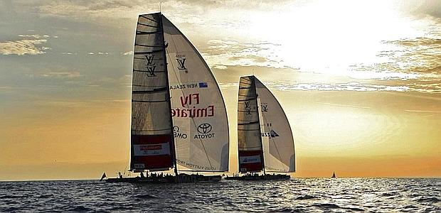 Una fase della regata. Ap  Una fase della regata. Ap