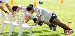 Ronaldinho al lavoro col Flamengo. Ansa