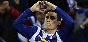 Jose Callejon dell'Espanyol, piace al Real. Reuters