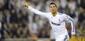 L'esultanza di Ronaldo dopo il gol dell'1-0. Reuters
