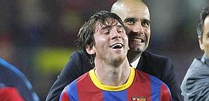 Guardiola e Messi versione 'Titanic'. Reuters Guardiola e Messi versione 'Titanic'. Reuters