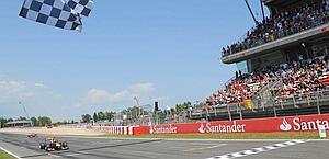 La Red Bull di Sebastian Vettel vince il GP. Reuters