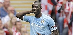 Mario Balotelli, attaccante del City. Ap Mario Balotelli, attaccante del City. Ap