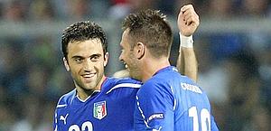 Giuseppe Rossi e Antonio Cassano: gol, intesa e show. Ap Giuseppe Rossi e Antonio Cassano: gol, intesa e show. Ap