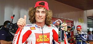 Marco Simoncelli, 24 anni, vuole il primo podio in MotoGP. Reuters
