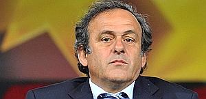 Il presidente dell'Uefa Michel Platini, 56 anni il 21 giugno. Ansa