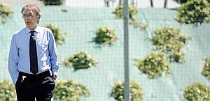 Massimo Moratti, 66 anni, presidente dell'Inter. Ansa