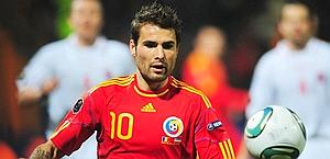 Adrian Mutu, 32 anni, con la maglia della nazionale romena. Afp