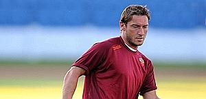 Francesco Totti, 34 anni, capitano della Roma. Afp
