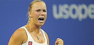 Caroline Wozniacki, danese, 21 anni, numero 1 al mondo. Afp