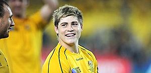 James O'Connor, ala destra dei Wallabies. Afp