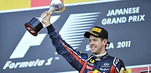 9 vittorie stagionali per il secondo titolo: Vettel, che anno! Afp