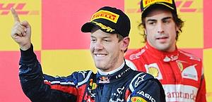 Sebastian Vettel e Fernando Alonso: 4 mondiali in due. Afp