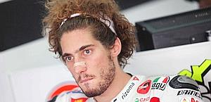 Marco Simoncelli, 24 anni, pilota della Honda Gresini. LaPresse Marco Simoncelli, 24 anni, pilota della Honda Gresini. LaPresse