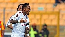 L'urlo di Boateng. LaPresse L'urlo di Boateng. LaPresse