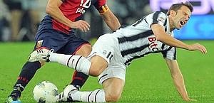 Alessandro Del Piero contro il Genoa. Ansa
