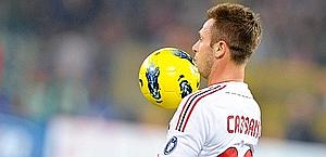 Antonio Cassano, attaccante barese del Milan. Afp