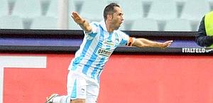 Marco Sansovini, 31 anni, capitano del Pescara: 9 gol. LaPresse