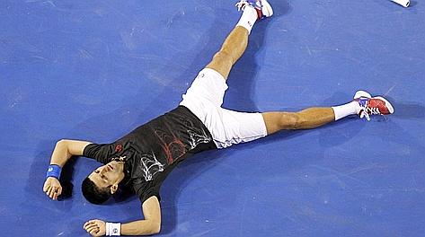 Novak Djokovic, 24 anni. Ansa