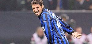 Mauro Zarate:  ormai ai margini dell'Inter. Forte
