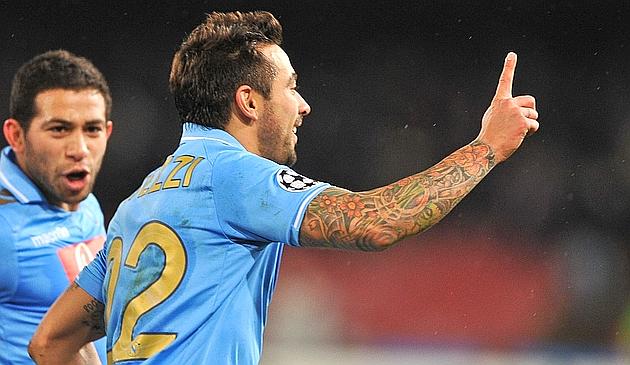 Ezequiel Lavezzi, doppietta pesante. Afp