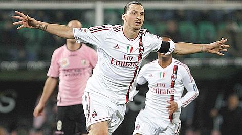 Zlatan Ibrahimovic esulta dopo il 2-0. Reuters Zlatan Ibrahimovic esulta dopo il 2-0. Reuters