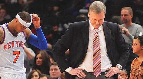 Mike D'Antoni, 60 anni, era alla guida dei Knicks dal 2008. Epa