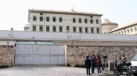 Una vedta del carcere di Bari, dove  rinchiuso Andrea Masiello. Lapresse