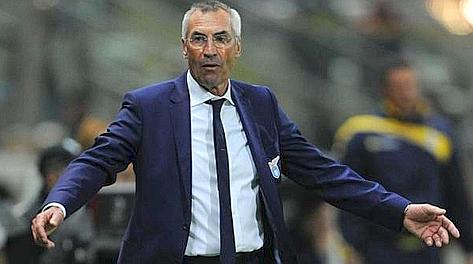 Edy Reja, 66 anni, alla terza stagione sulla panchina della Lazio. Ansa