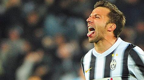 Alessandro Del Piero, 37 anni, in gol alla settecentesima in bianconero. Ap 