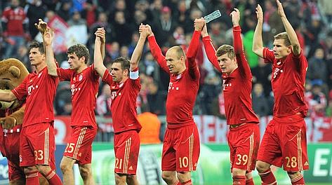 Festa Bayern a fine match. Afp