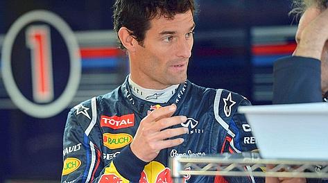 Mark Webber in questo Mondiale ha ottenuto quattro quarti posti. Afp