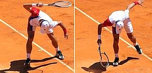 Novak Djokovic, 25 anni, campione uscente a Roma. Ansa