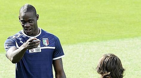 Mario Balotelli, 21 anni, due gol in azzurro. Ansa 