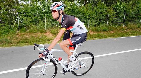 Frank Schleck era 12° nella generale a 9'45 Frank Schleck era 12° nella generale a 9'45