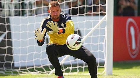 Marco Storari, 35 anni, alla Juve dal 2010. Lapresse Marco Storari, 35 anni, alla Juve dal 2010. Lapresse