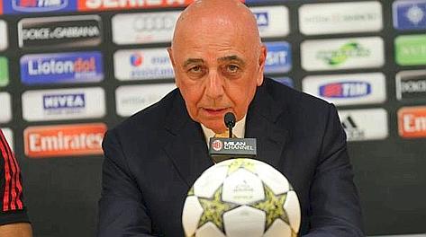 L'a.d. del Milan, Adriano Galliani. Ansa L'a.d. del Milan, Adriano Galliani. Ansa