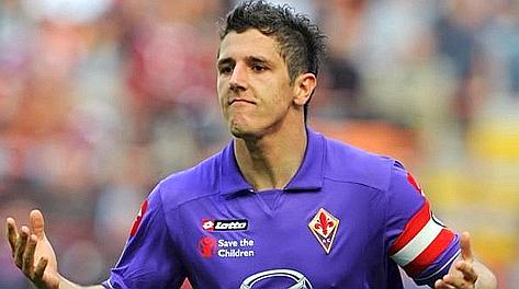 Stevan Jovetic, 22 anni, stella della Fiorentina. Ansa