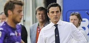Vincenzo Montella, alla prima in campionato con la Fiorentina. Ap Vincenzo Montella, alla prima in campionato con la Fiorentina. Ap