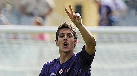 Stevan Jovetic, 4 reti con la Fiorentina in questa stagione. Ansa