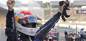 Sebastian Vettel, 25 anni, terza vittoria stagionale. Reuters
