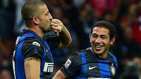 Walter Samuel, uomo partita. Afp Walter Samuel, uomo partita. Afp