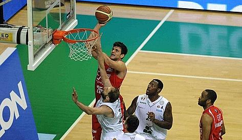 Alessandro Gentile, 19 anni, top scorer di Milano con 13 punti. Ciam/Cast