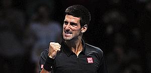 Novak Djokovic, 25 anni, 5 tornei vinti nel 2012. Afp