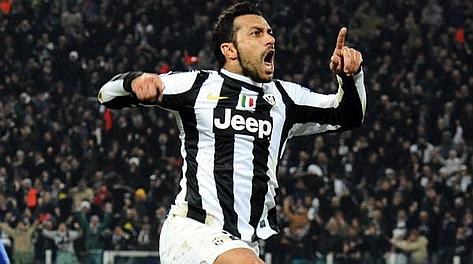 Fabio Quagliarella esulta dopo il gol dell'1-0. Ansa Fabio Quagliarella esulta dopo il gol dell'1-0. Ansa