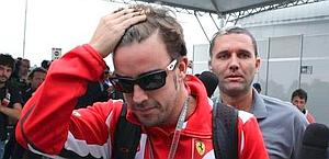 Fernando Alonso, 31 anni, due titoli sfumati con la Ferrari. Epa