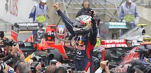 Vettel, 25 anni, tricampione del mondo. Afp Vettel, 25 anni, tricampione del mondo. Afp