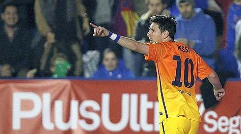 Leo Messi, 25 anni, 19 gol in Liga. Ap