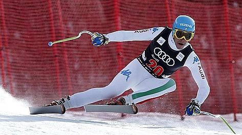 Christof Innerhofer,  27 anni, bronzo mondiale in discesa nel 2011. Reuters